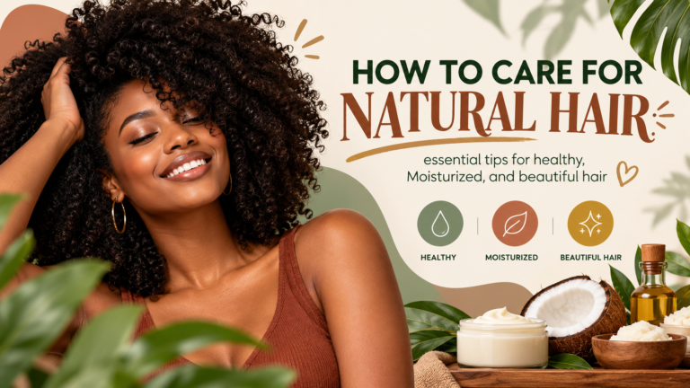 HOW TO CARE FOR NATURAL HAIR : essential tips for healthy, Moisturized, and beautiful hair